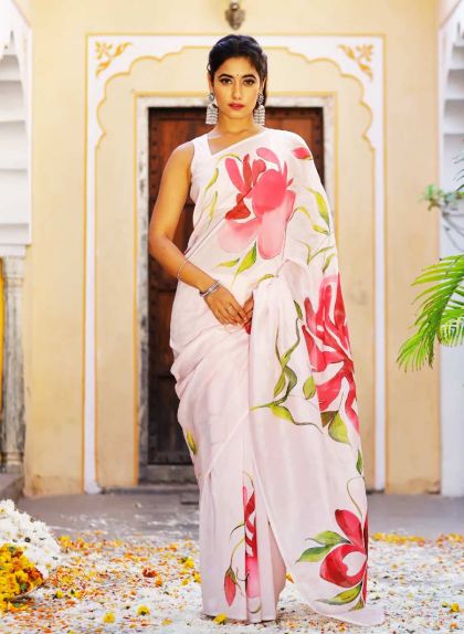 Hand Painted Saree Manufacturers in Madhya Pradesh