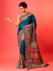 Blue Pashmina Silk Wedding Saree Intricate Zardosi Zari and Cutdana Gota Work Manufacturers  in Delhi