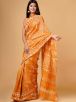 Classic Gold Maheshwari Silk Saree with Hand Block Design – Traditional Indian Wear Manufacturers  in Delhi