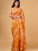 Classic Gold Maheshwari Silk Saree with Hand Block Design – Traditional Indian Wear Manufacturers  in Delhi