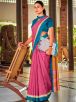 Comfortable Malbari Silk Uniform Saree Dry Clean Only Perfect for Casual Occasions Manufacturers  in Delhi