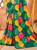 Deep Sea Green Weightless Georgette Saree Trendy Royal Silk Printed Saree for Casual Wear Manufacturers  in Delhi