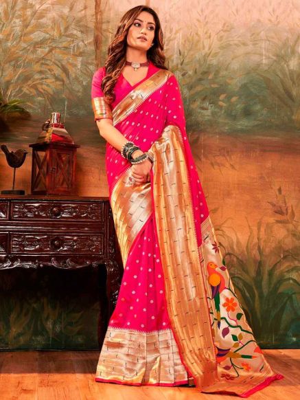 Elegant Banarasi Silk Jacquard Saree Multicolor Zardosi Embroidery for Grand Celebrations Manufacturers  in Delhi