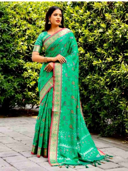 Elegant Digital Printed Multi Color Berry Patola Silk Saree for Festive Wear Manufacturers  in Delhi