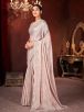 Elegant Grey Bead Work Saree with Sequin Detailing - Perfect for Party Wear Manufacturers  in Delhi