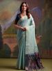 Elegant Multi Color Muga Silk Saree Party Saree Handwash Blouse Included Machine Made Manufacturers  in Delhi