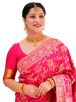 Elegant Pink Banarasi Soft Silk Bridal Saree Indian Traditional Wear with Golden Zari Weaving Manufacturers  in Delhi