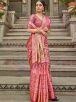 Elegant Printed Pure Silk Chanderi Cotton Saree for Weddings Authentic Manufacturers  in Delhi