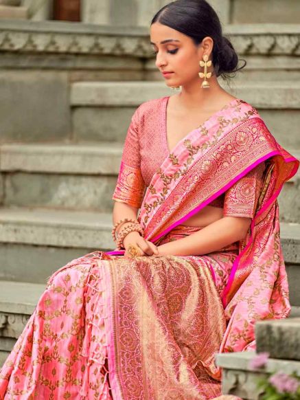 Elegant Printed Pure Silk Chanderi Cotton Saree for Weddings Authentic Manufacturers  in Delhi