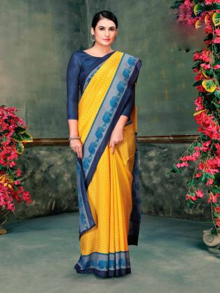 Elegant Uniform Saree in Multiple Color with Perfect for Formal Wear Manufacturers in Shivamogga