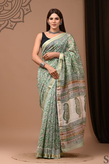 Indian Traditional Maheshwari Silk Saree with Digital Print for Special Occasions Manufacturers  in Delhi