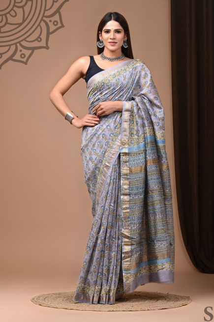 Indian Traditional Maheshwari Silk Saree with Digital Print for Special Occasions Manufacturers  in Delhi