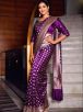 New Fashionable Banarasi Silk Party Wear Saree with Blouse Piece for Indian Women Manufacturers  in Delhi