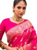 Party Wear Latest Soft Banarasi Katan Silk Lace Latkan Work Saree With Matching Embroidery Work Blouse Manufacturers  in Delhi