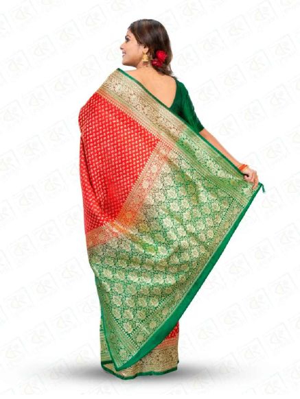 Printed Semi Katan Silk Saree Length with Blouse Piece Party Wear Special Manufacturers  in Delhi