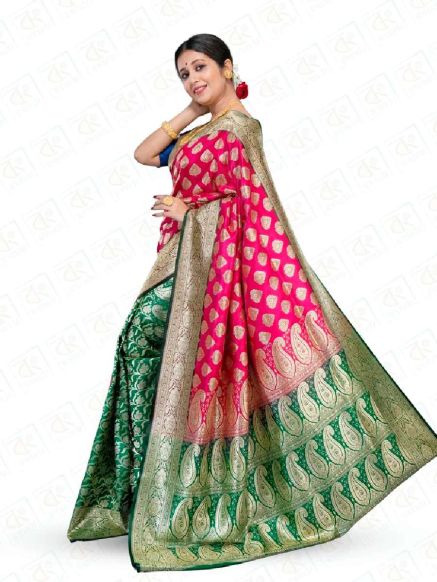 Printed Semi Katan Silk Saree Length with Blouse Piece Party Wear Special Manufacturers  in Delhi