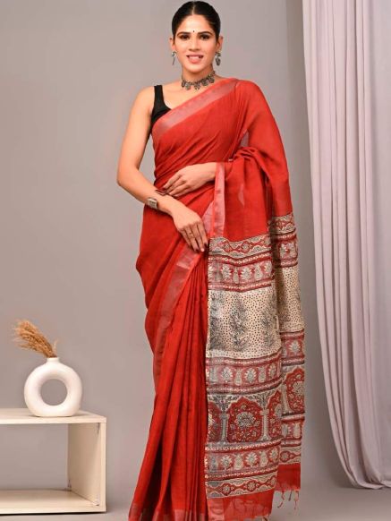 Printed Traditional Saree for Casual Wear - Georgette Blouse Piece Manufacturers  in Delhi