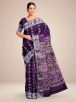 Purple Silk Baluchari Saree with Blouse Piece Handwoven Elegance from India Manufacturers  in Delhi