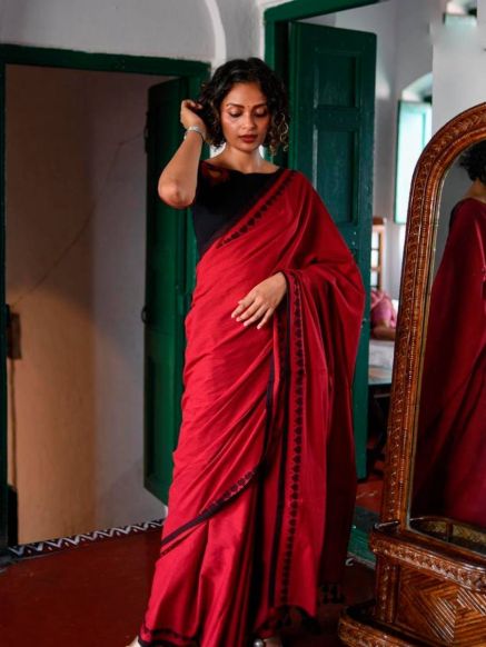 Stylish Multi Color Cotton Saree with Blouse Piece for Casual Wear Manufacturers  in Delhi