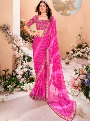 Stylish Multi Color Georgette Weightless Saree Direct Digital Printing for Women Manufacturers in Delhi