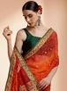 Traditional Bandhani Georgette Saree for Women with Digital Print - Perfect for Party Festival and Special Events Manufacturers  in Delhi