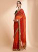 Traditional Bandhani Georgette Saree for Women with Digital Print - Perfect for Party Festival and Special Events Manufacturers  in Delhi