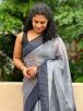 Traditional Blue Cotton Bengali Saree Elegant Weaving Border Pattern from India Manufacturers  in Delhi